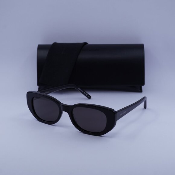 Saint Laurent SL316 BETTY 001 Cat Eye Sunglasses - Black/Grey main image 10